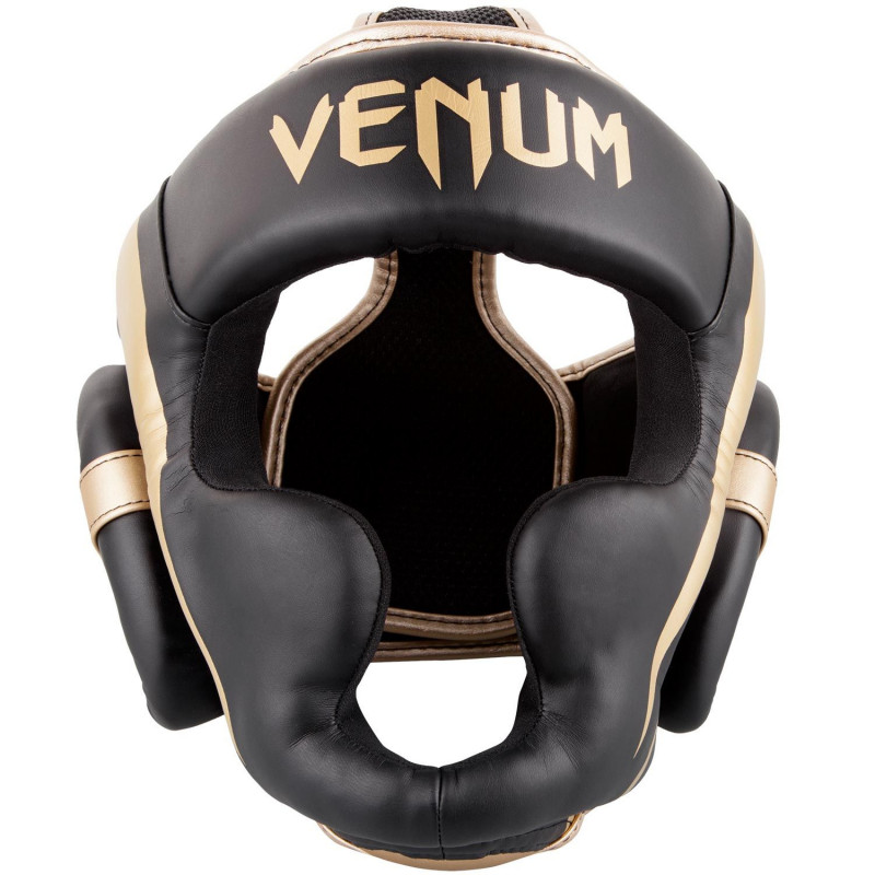 Шлем Venum Elite Headgear Black/Gold купить по лучшей цене в